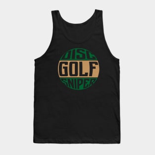 Disc Golf Sniper Vintage Tank Top